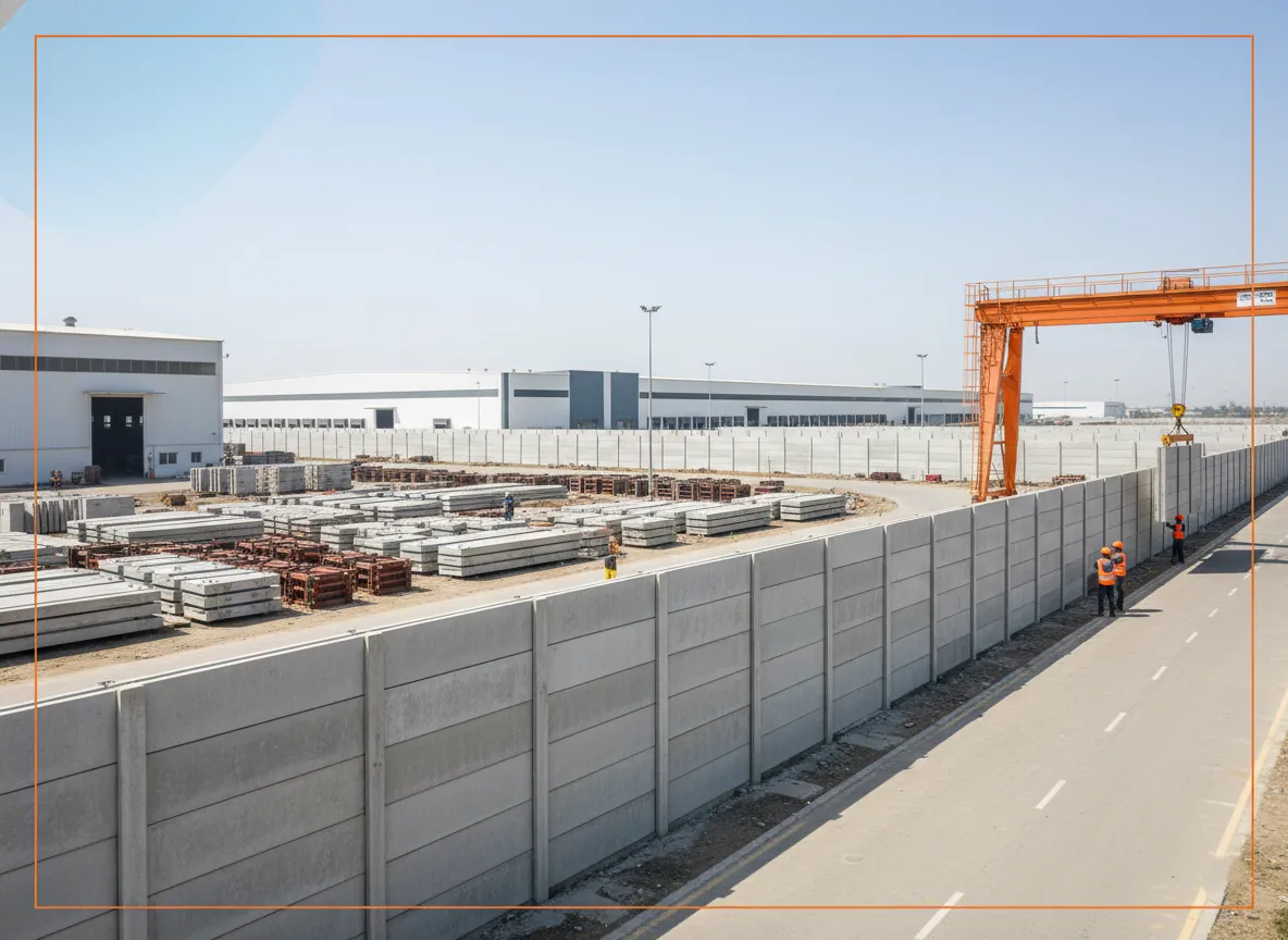 RCC Precast Boundary Wall Manufacturer in Budaun